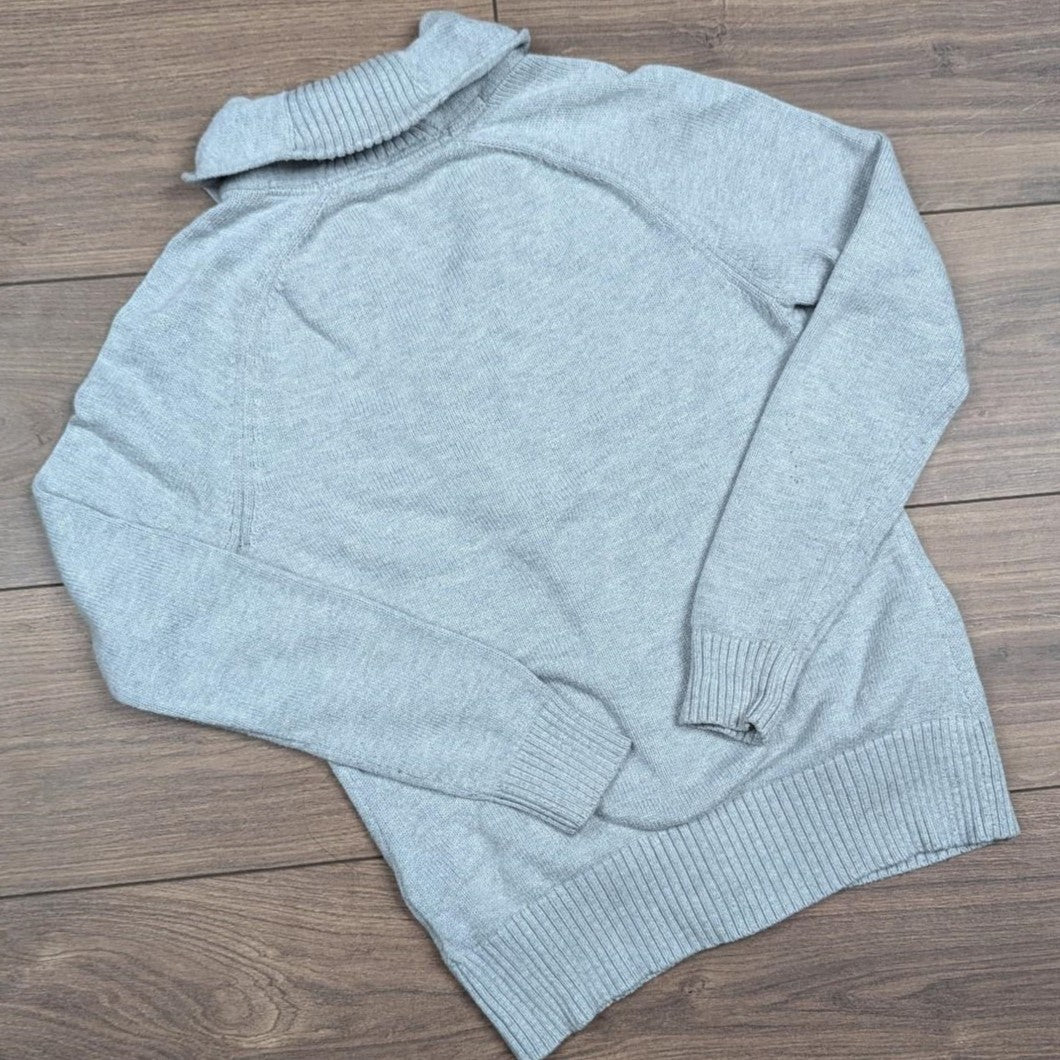 Grey Tommy Hilfiger Vintage y2k 00's Button Detail Grandad Cardigan Women's S