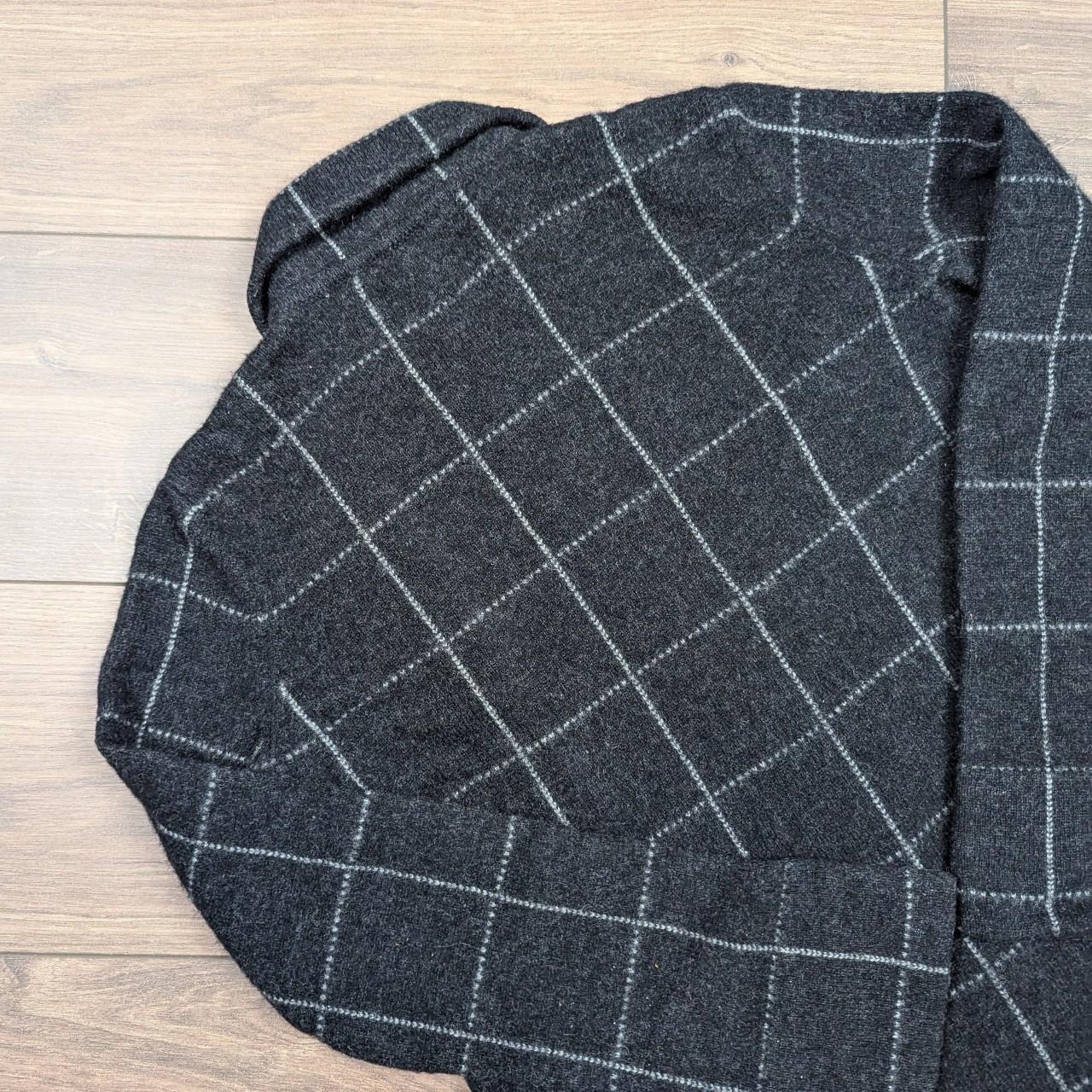 Vintage Lauren Ralph Lauren Petite 100% Lamb's Wool Check Cardigan Women's S