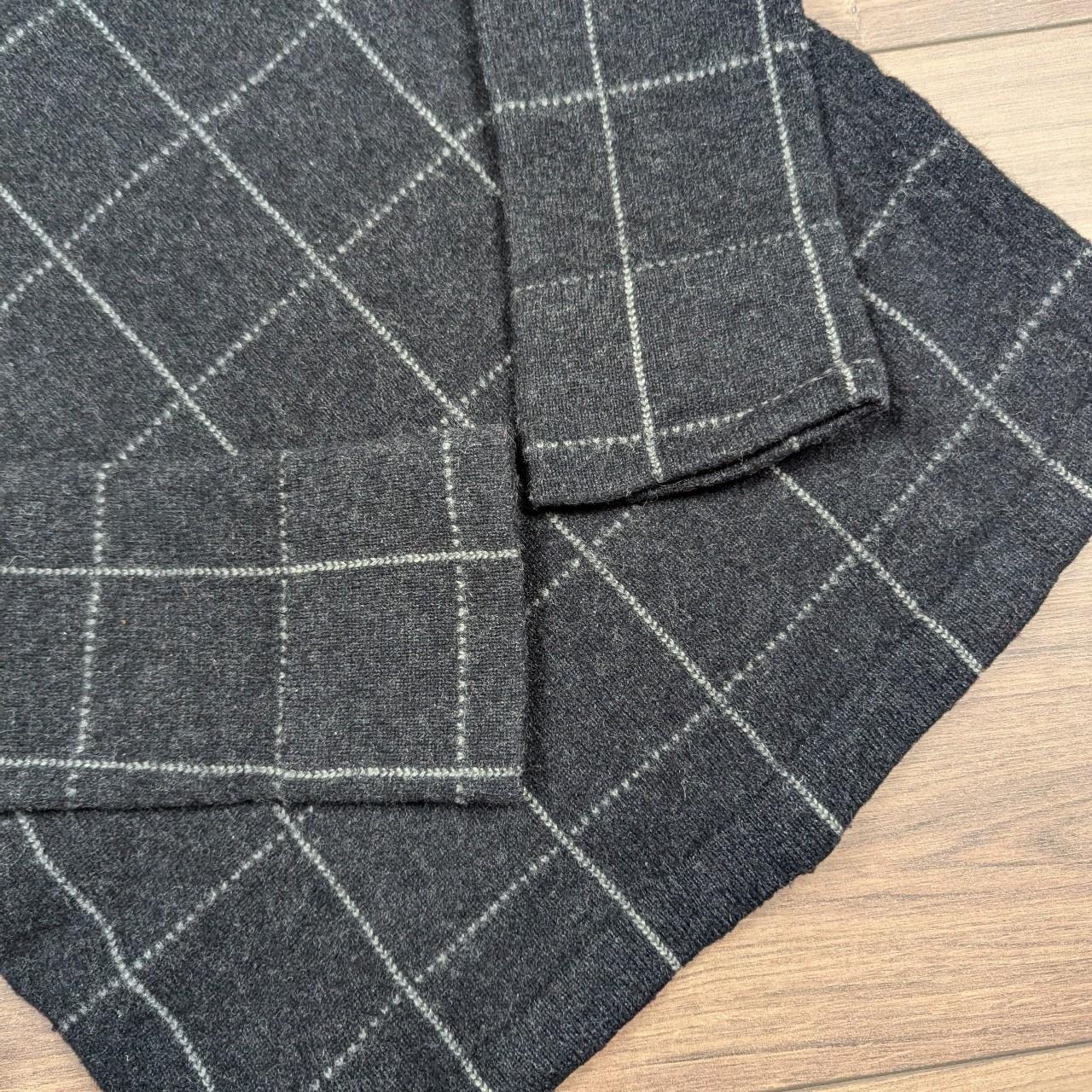 Vintage Lauren Ralph Lauren Petite 100% Lamb's Wool Check Cardigan Women's S