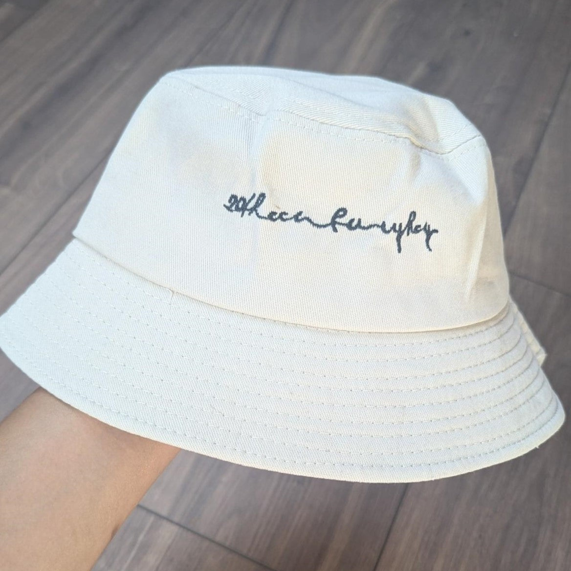 Beige Women's Bucket Hat One Size