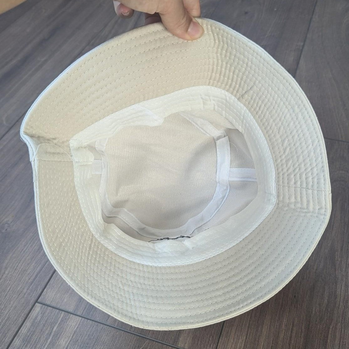 Beige Women's Bucket Hat One Size