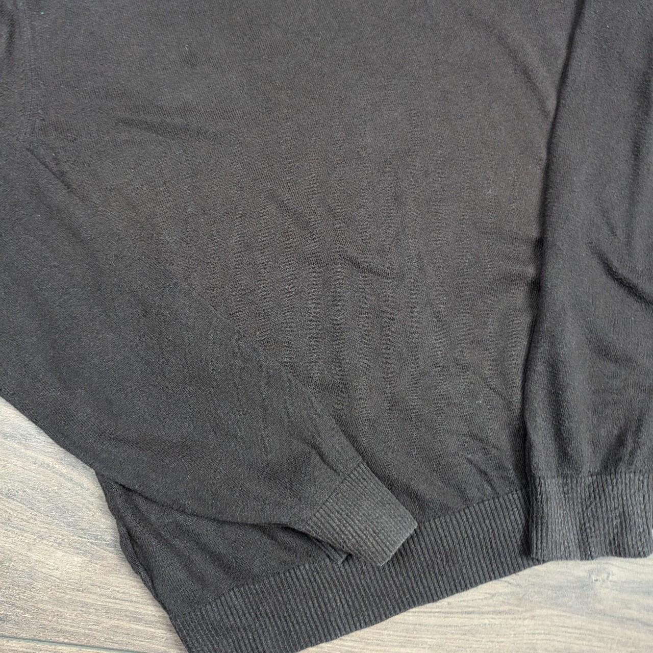Tommy Hilfiger Brown Premium Cotton V-Neck Jumper Men's S