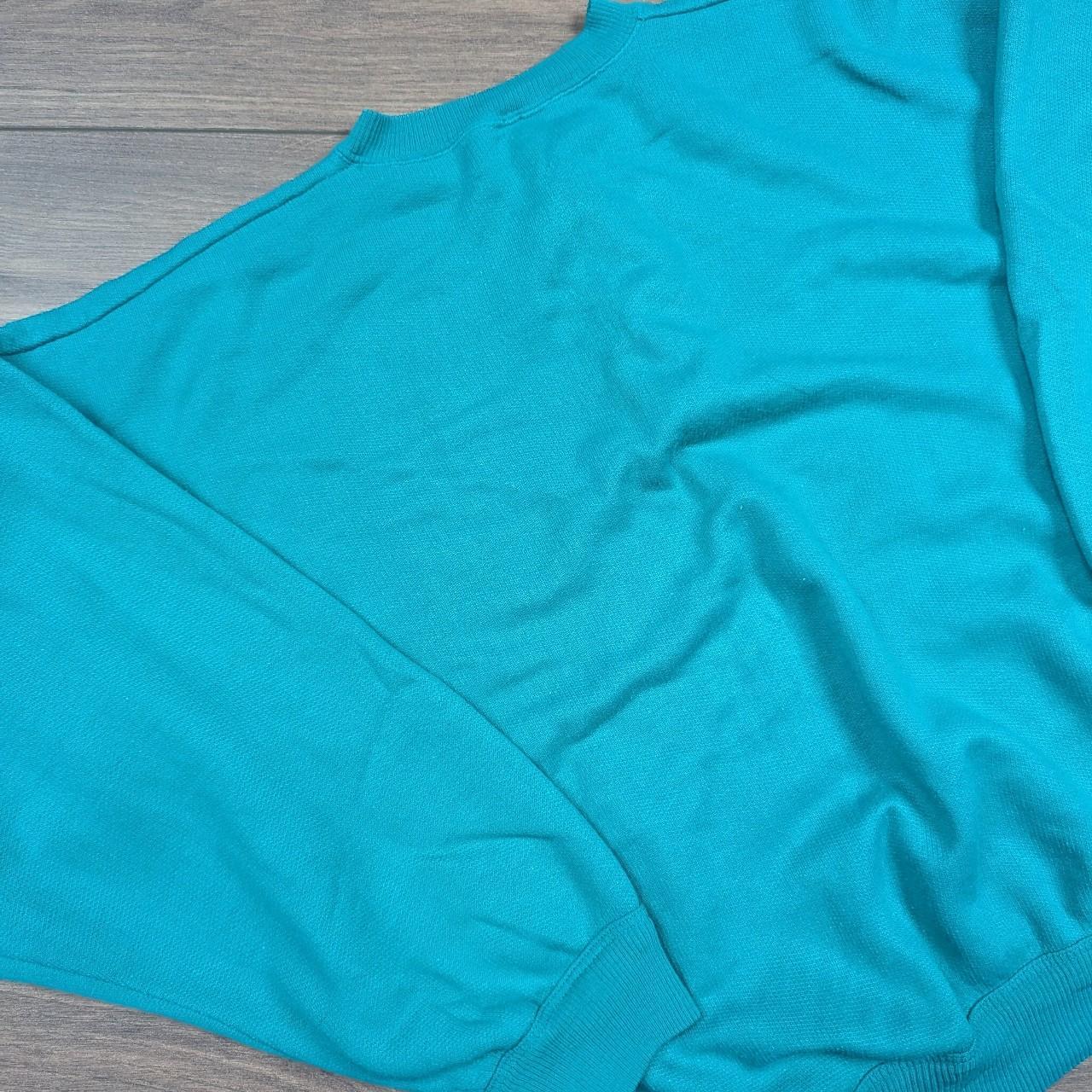 Vintage Green Button Up Canoe Graphic Made in Italy Sweatshirt Size L