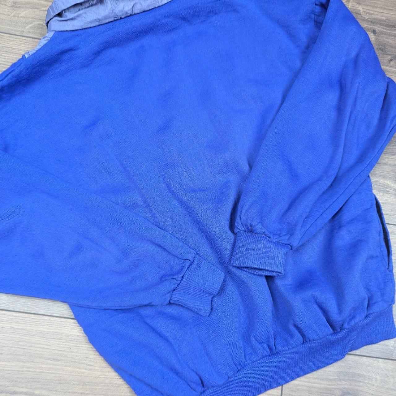 Vintage 1980's Retro Purple Quarter Zip Sweatshirt Jumper