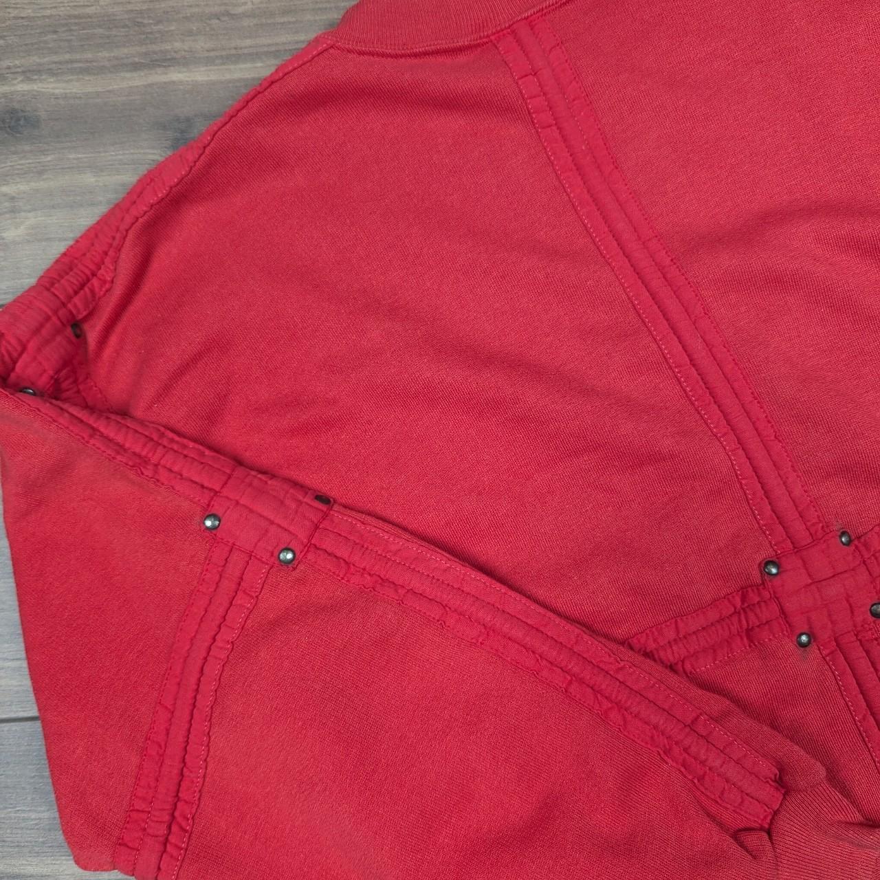 Vintage 1980's Red Stud Detail Sweatshirt Jumper