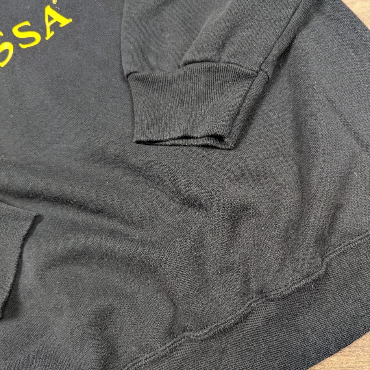 Vintage 1980's Black Modern Art Graphic Tressa Sweatshirt Jumper