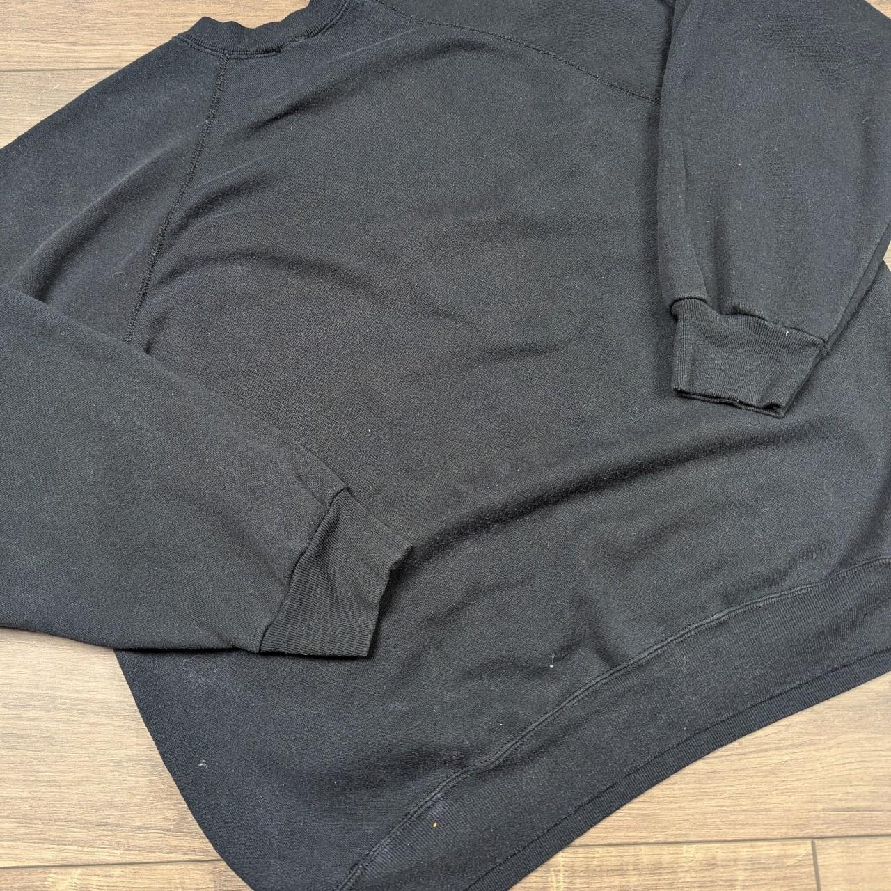 Vintage 1980's Black Modern Art Graphic Tressa Sweatshirt Jumper