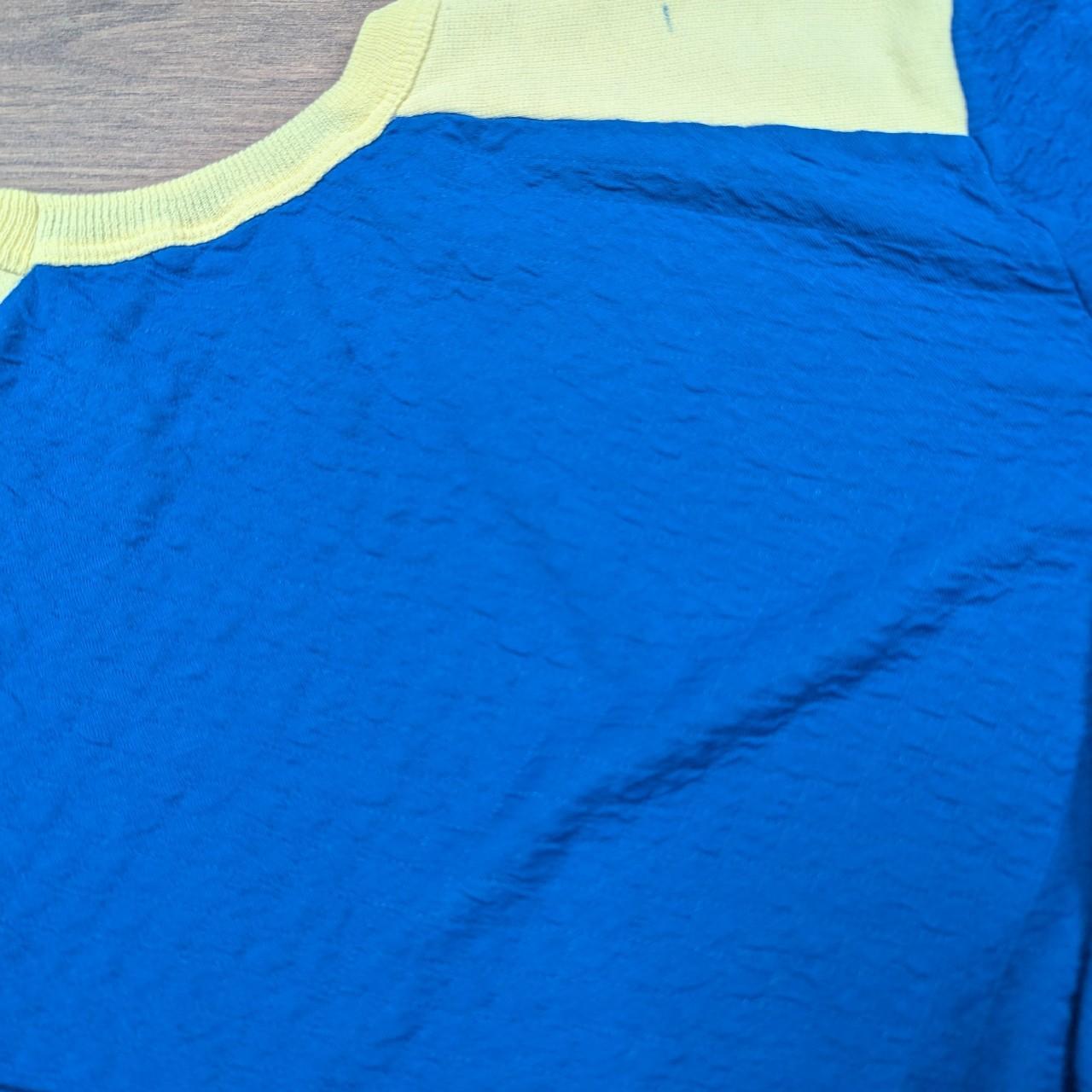 Vintage 1980's Blue/Yellow NASA APOLLO Graphic Sweatshirt Jumper