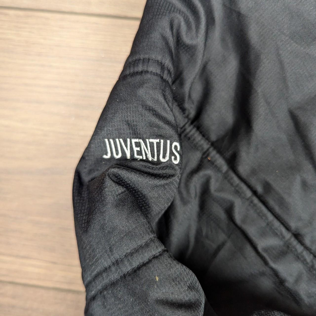 Rare Vintage Black 00's Juventus Nike Football Puffer Jacket Coat Size M