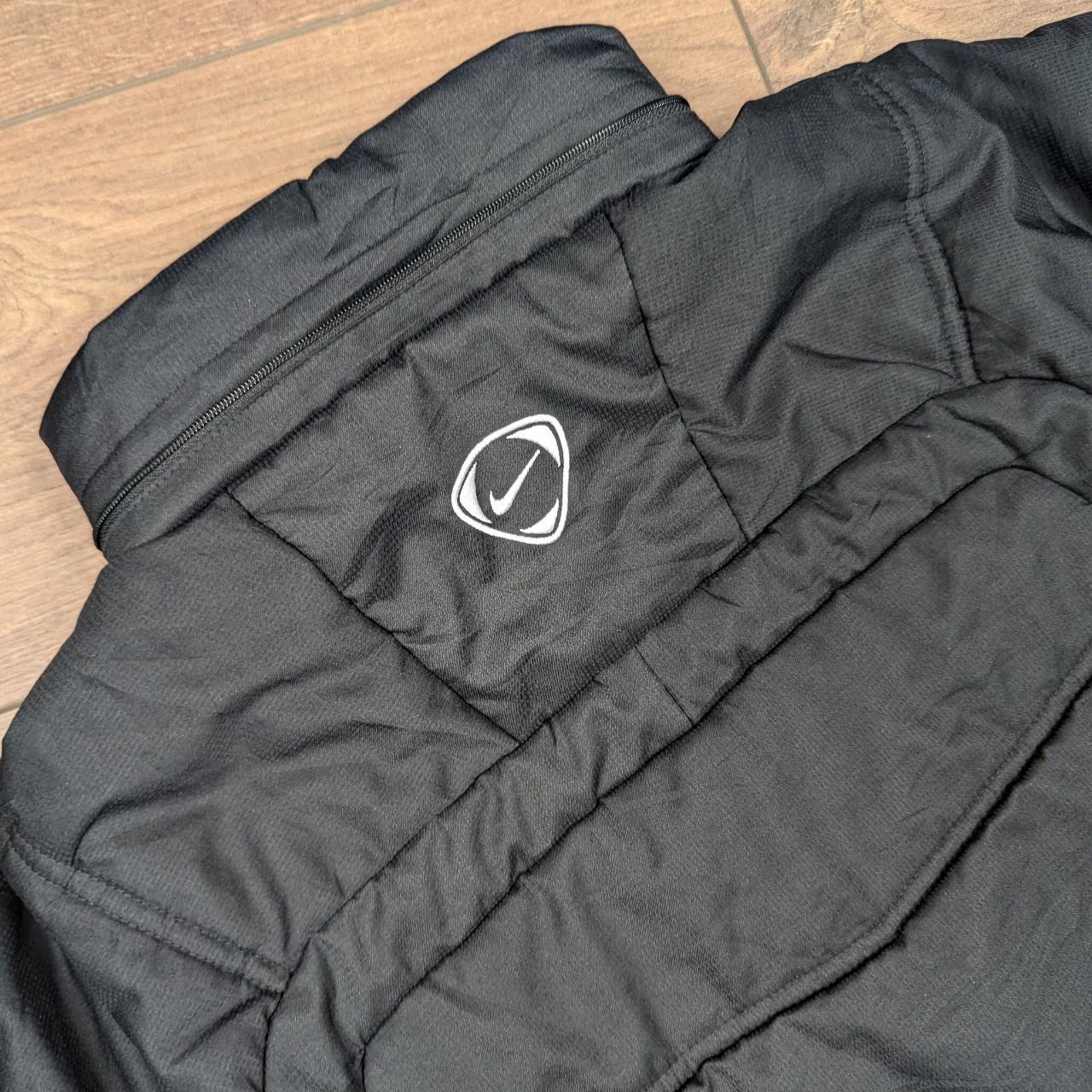 Rare Vintage Black 00's Juventus Nike Football Puffer Jacket Coat Size M