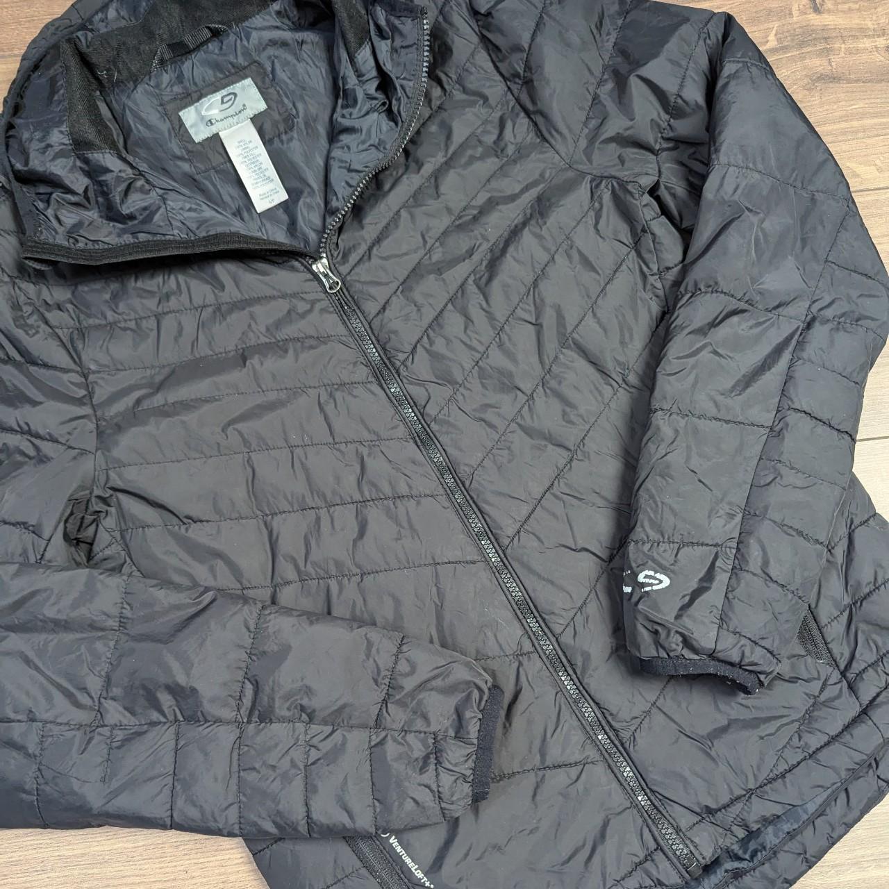 Champion Black Lightweight Hooded Puffer Jacket Women's S