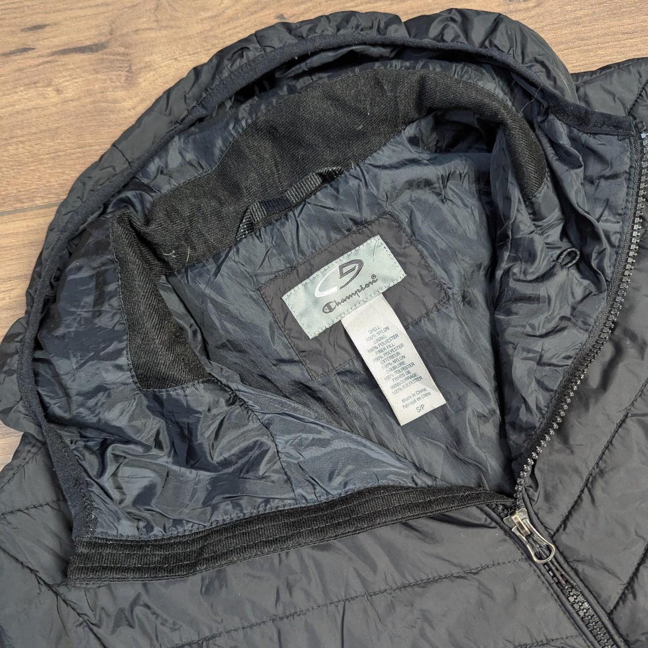 Champion Black Lightweight Hooded Puffer Jacket Women's S