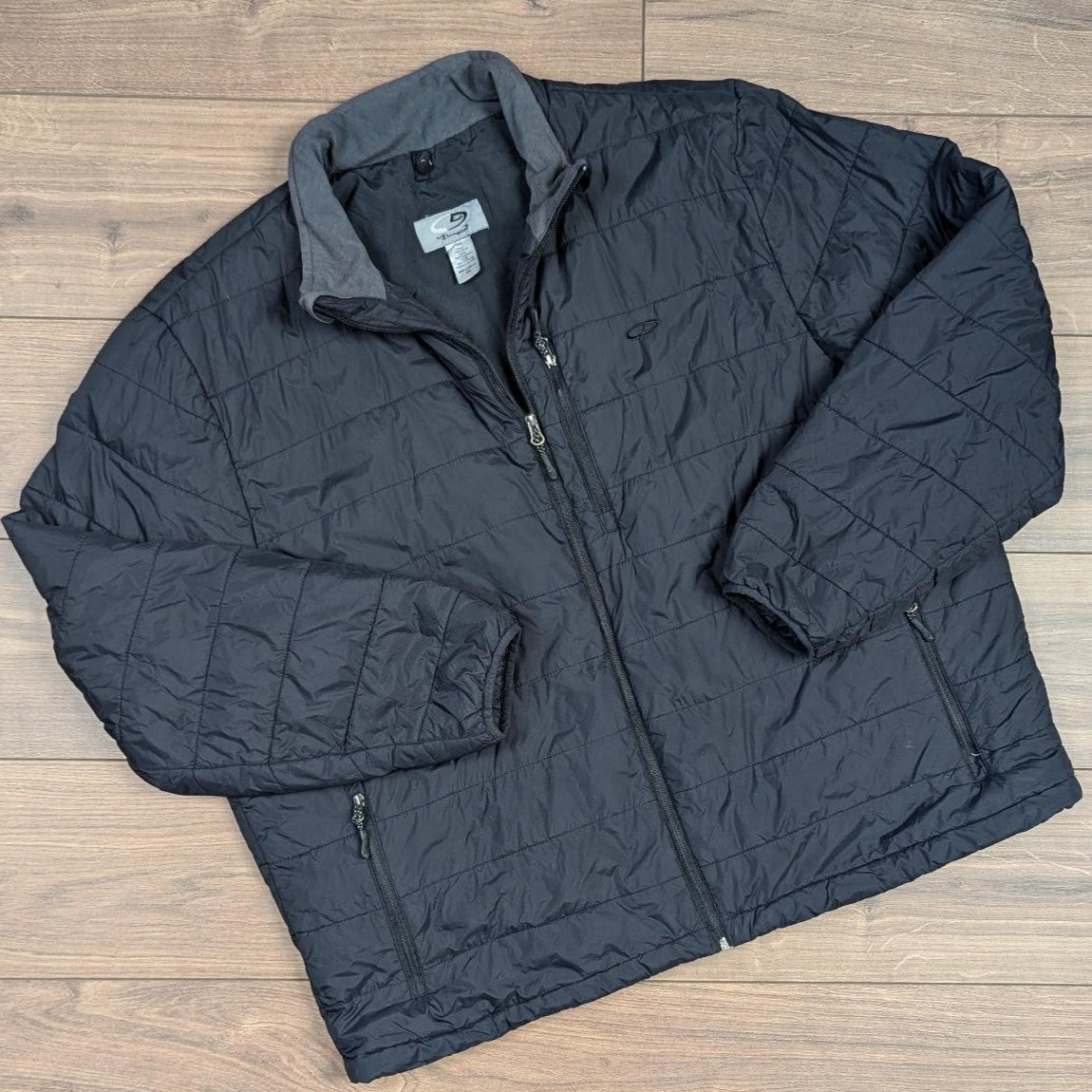 Black Champion Men's Puffer Jacket Coat Size XXL