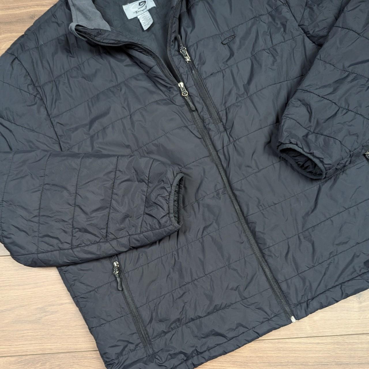 Black Champion Men's Puffer Jacket Coat Size XXL