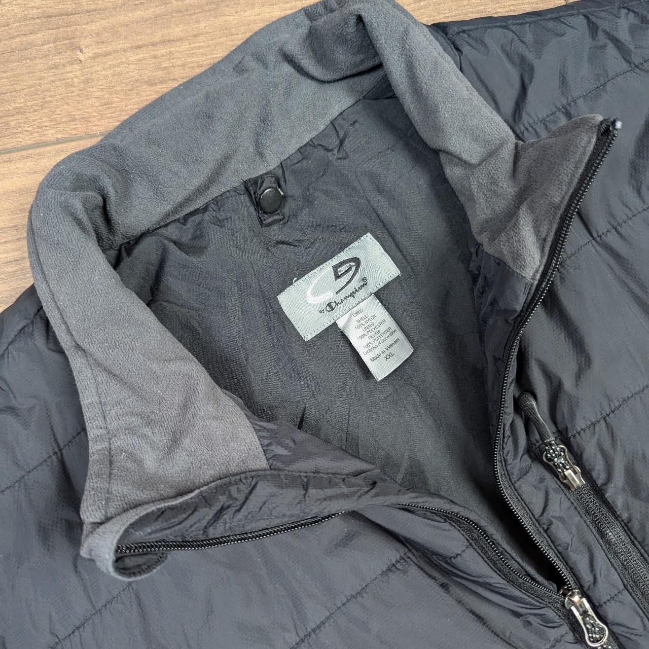 Black Champion Men's Puffer Jacket Coat Size XXL