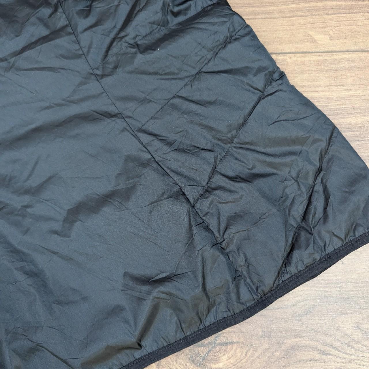 Vintage Black Champion Women's Puffer Gilet Jacket Size L/UK 12