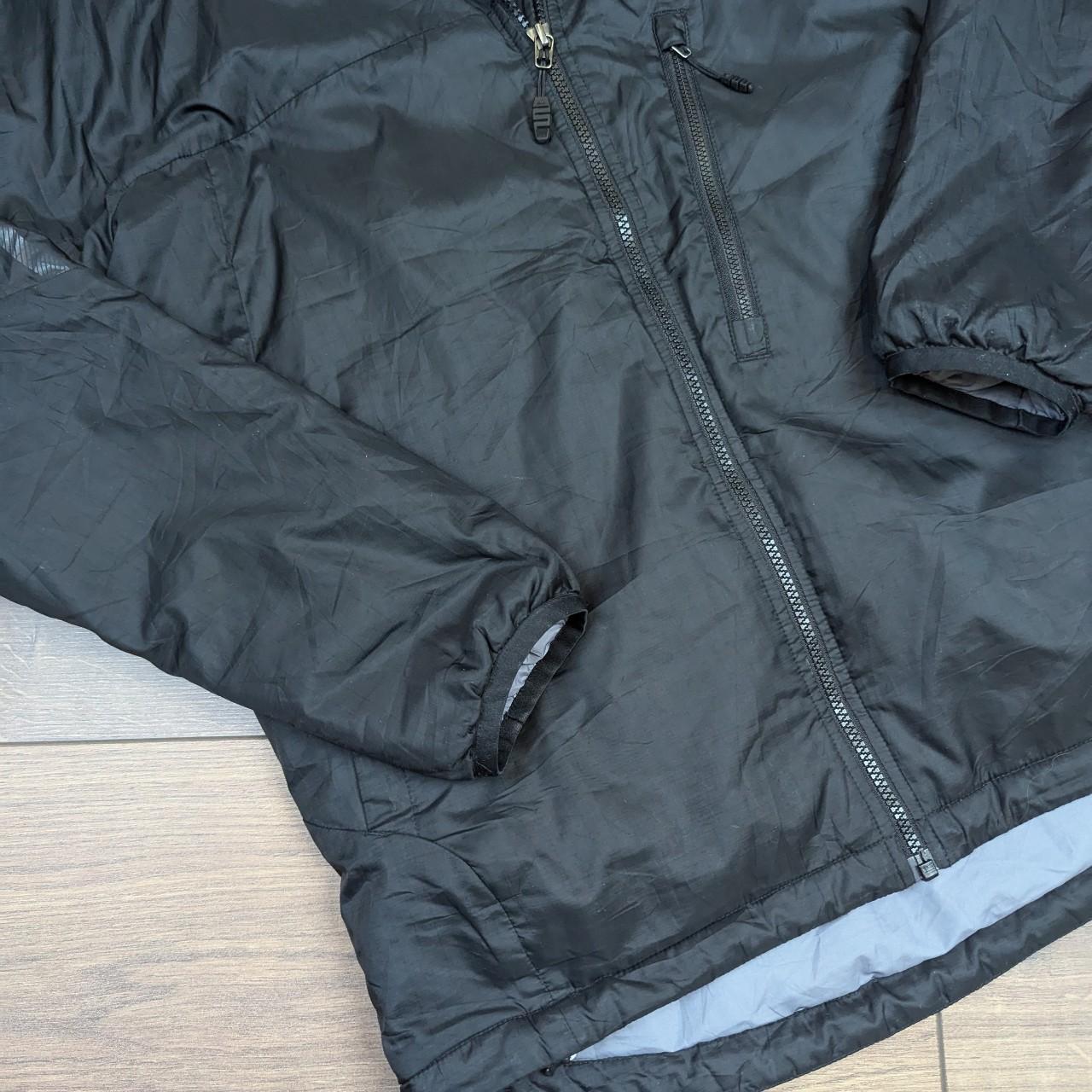 Black Adidas Primaloft Drawstring Puffer Jacket Coat Women's M