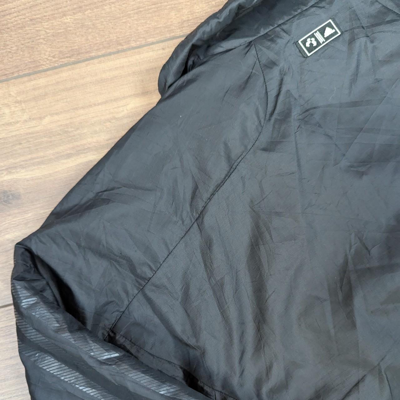 Black Adidas Primaloft Drawstring Puffer Jacket Coat Women's M