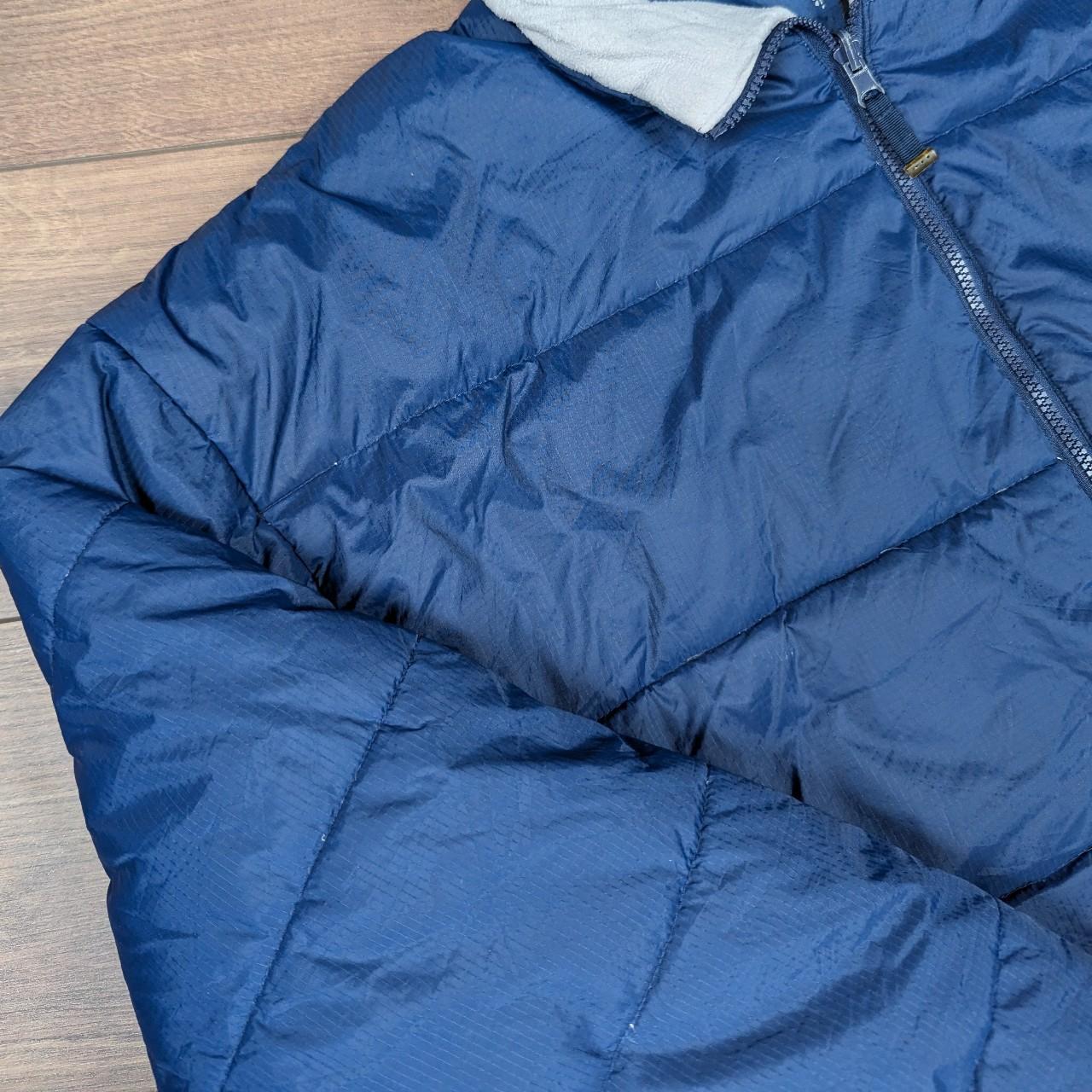 Vintage Starter Navy Blue Feather Down Puffer Jacket Coat Men's 2XL