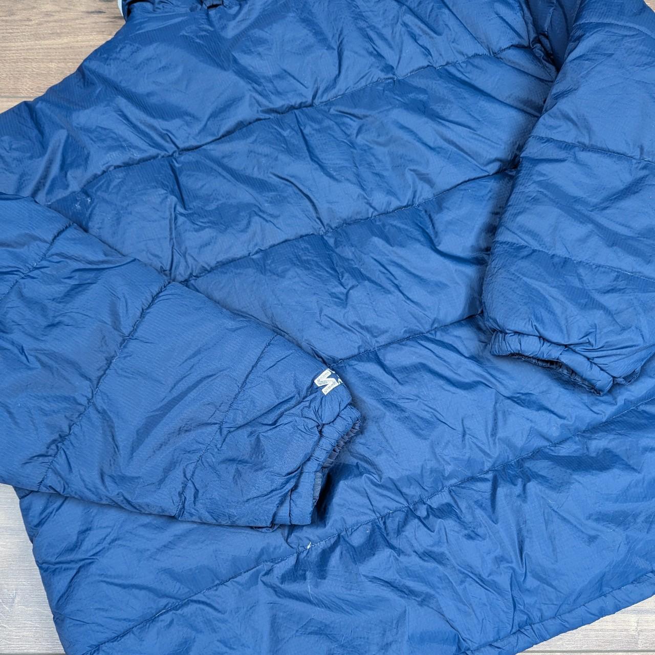 Vintage Starter Navy Blue Feather Down Puffer Jacket Coat Men's 2XL