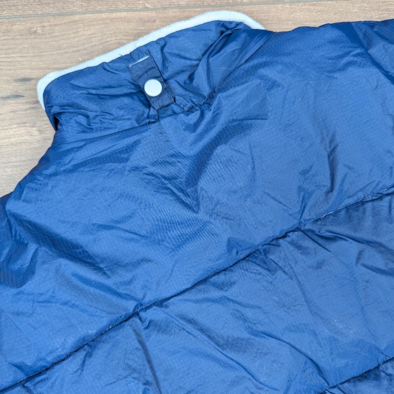 Vintage Starter Navy Blue Feather Down Puffer Jacket Coat Men's 2XL