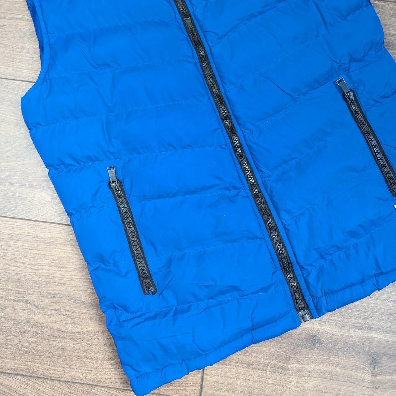 Vintage 90's Polo Ralph Lauren Blue/Black Puffer Gilet Bodywarmer Men's M