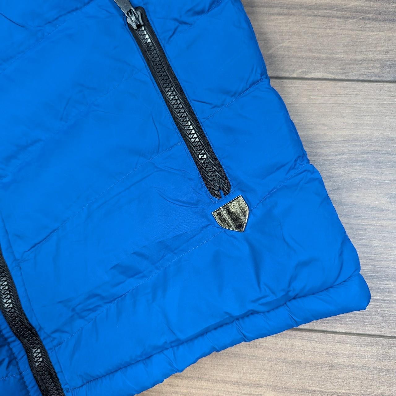 Vintage 90's Polo Ralph Lauren Blue/Black Puffer Gilet Bodywarmer Men's M