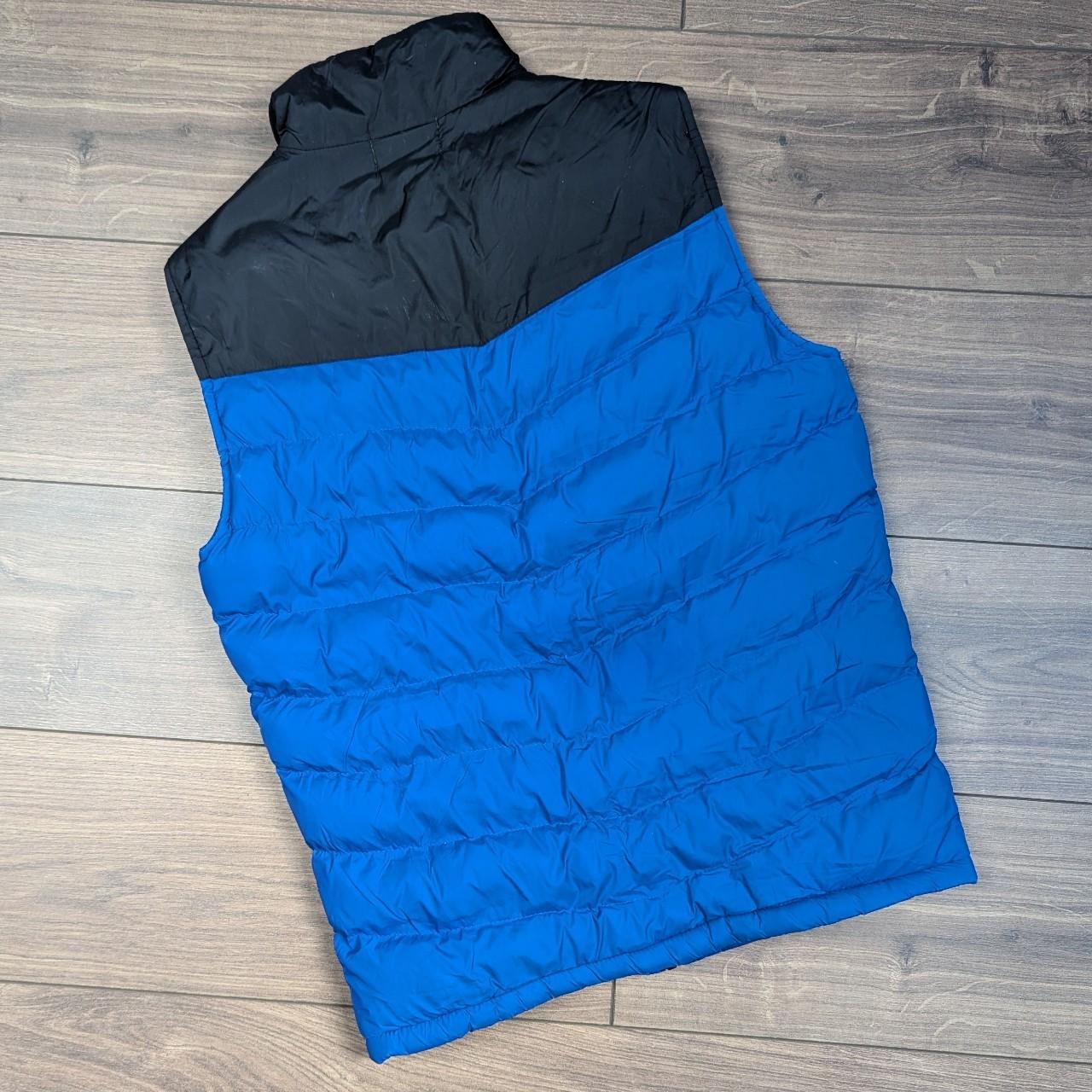 Vintage 90's Polo Ralph Lauren Blue/Black Puffer Gilet Bodywarmer Men's M