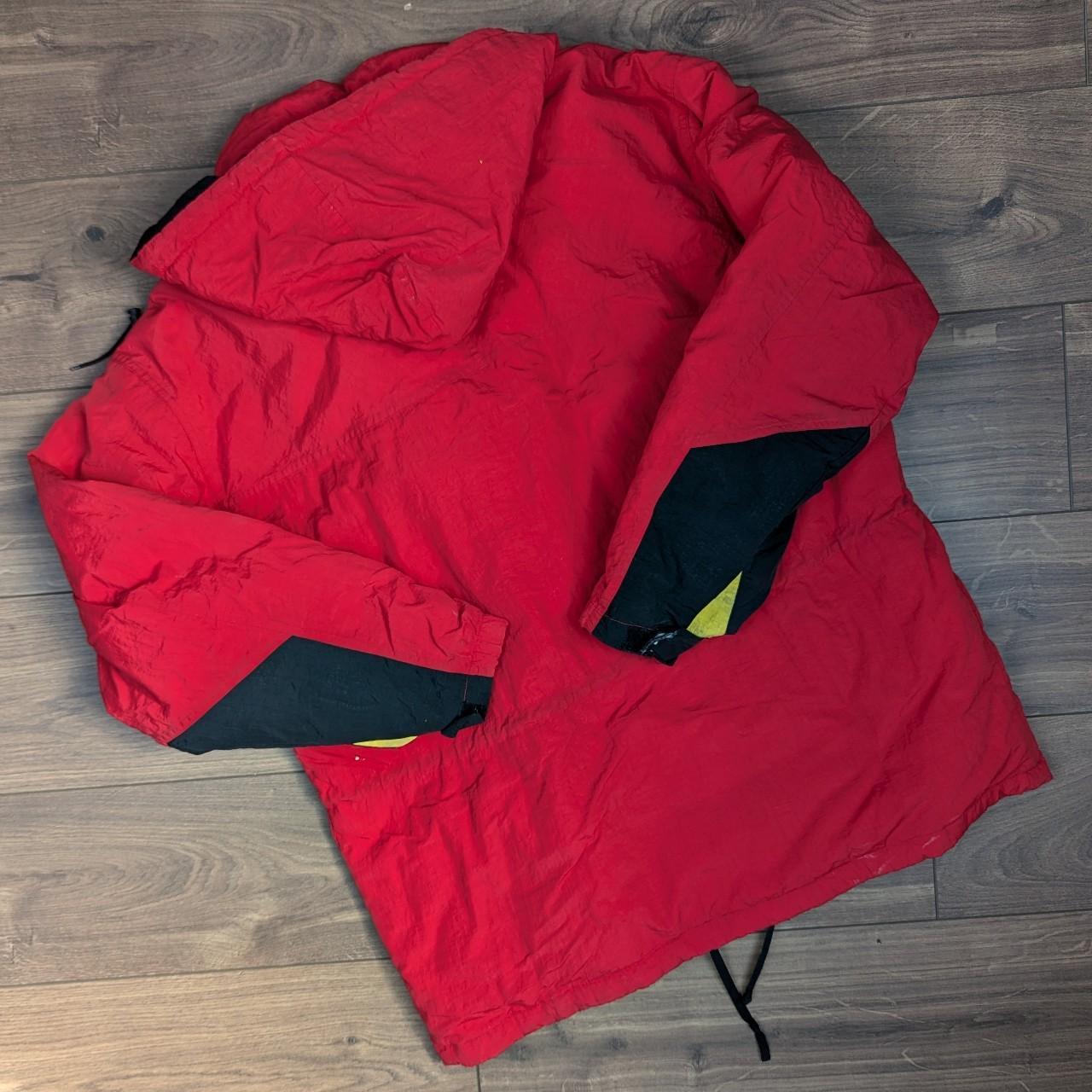 Red Vintage 1990's Marlboro Country Down Jacket Coat Men's L