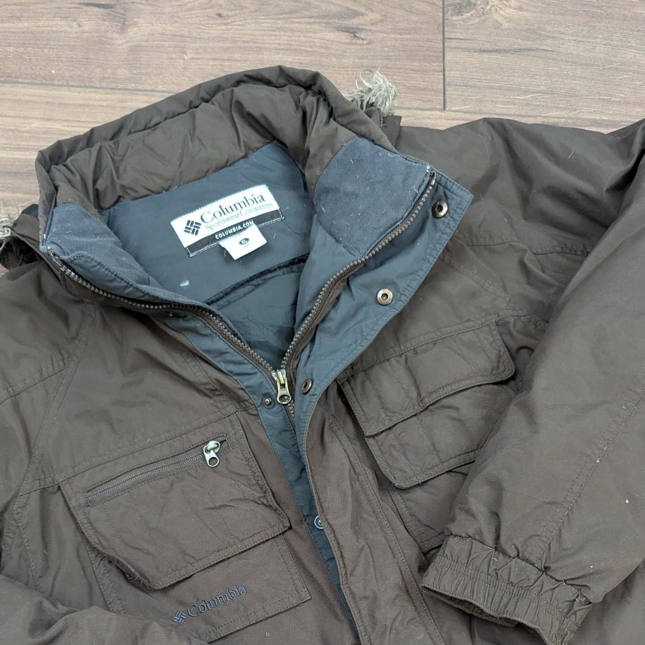 Vintage Columbia Heavy Winter Feather Down Ski Snowboard Puffer Jacket XL