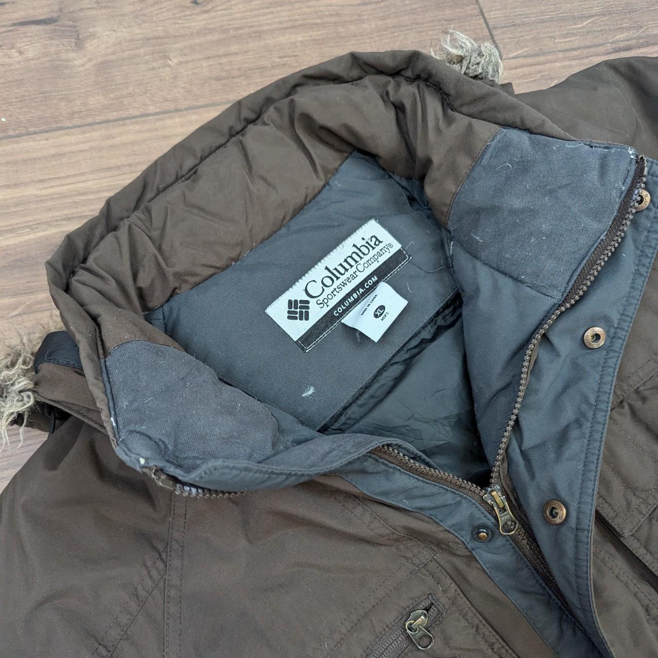 Vintage Columbia Heavy Winter Feather Down Ski Snowboard Puffer Jacket XL