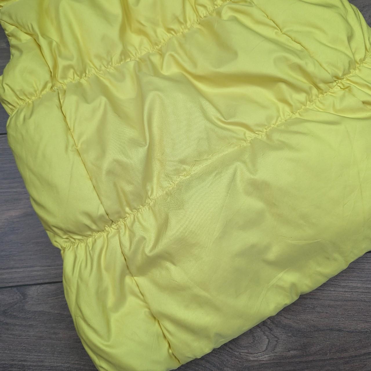 Gap Vintage 00's y2k Yellow Down Puffer Gilet Bodywarmer Women's M