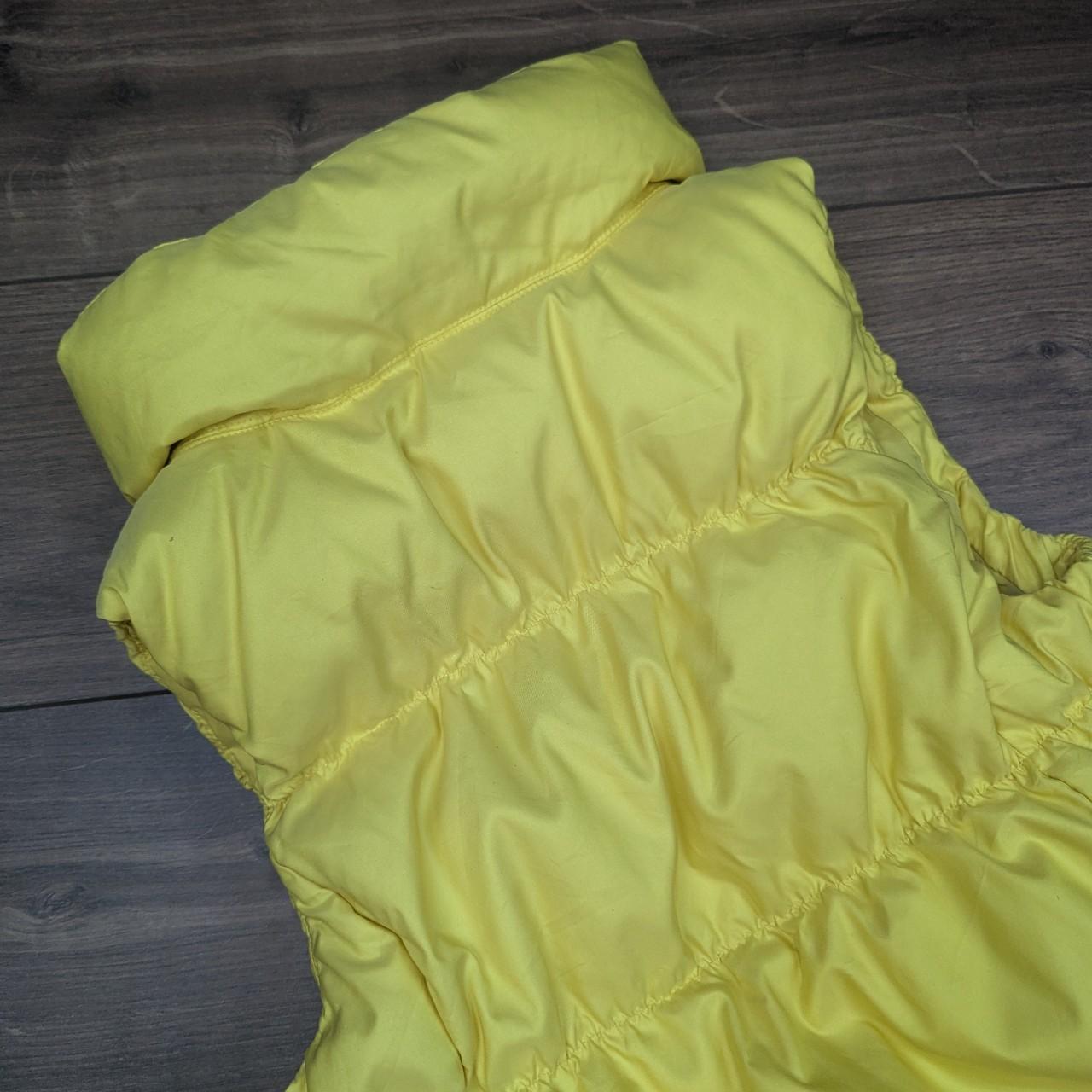 Gap Vintage 00's y2k Yellow Down Puffer Gilet Bodywarmer Women's M