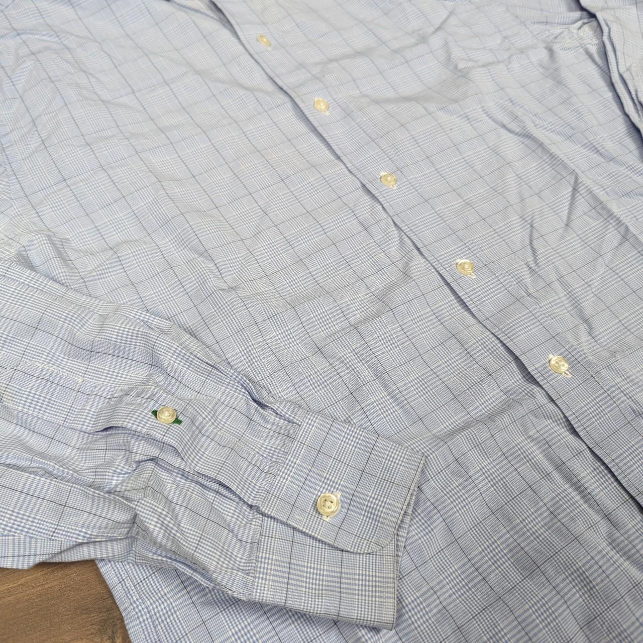 Tommy Hilfiger Slim Fit Long Sleeve Blue Shirt 15.5/33 Mens M