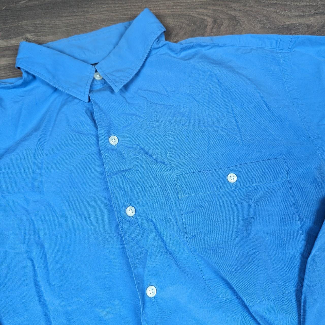 Ralph Lauren Vintage Blue Long Sleeved Shirt Mens M