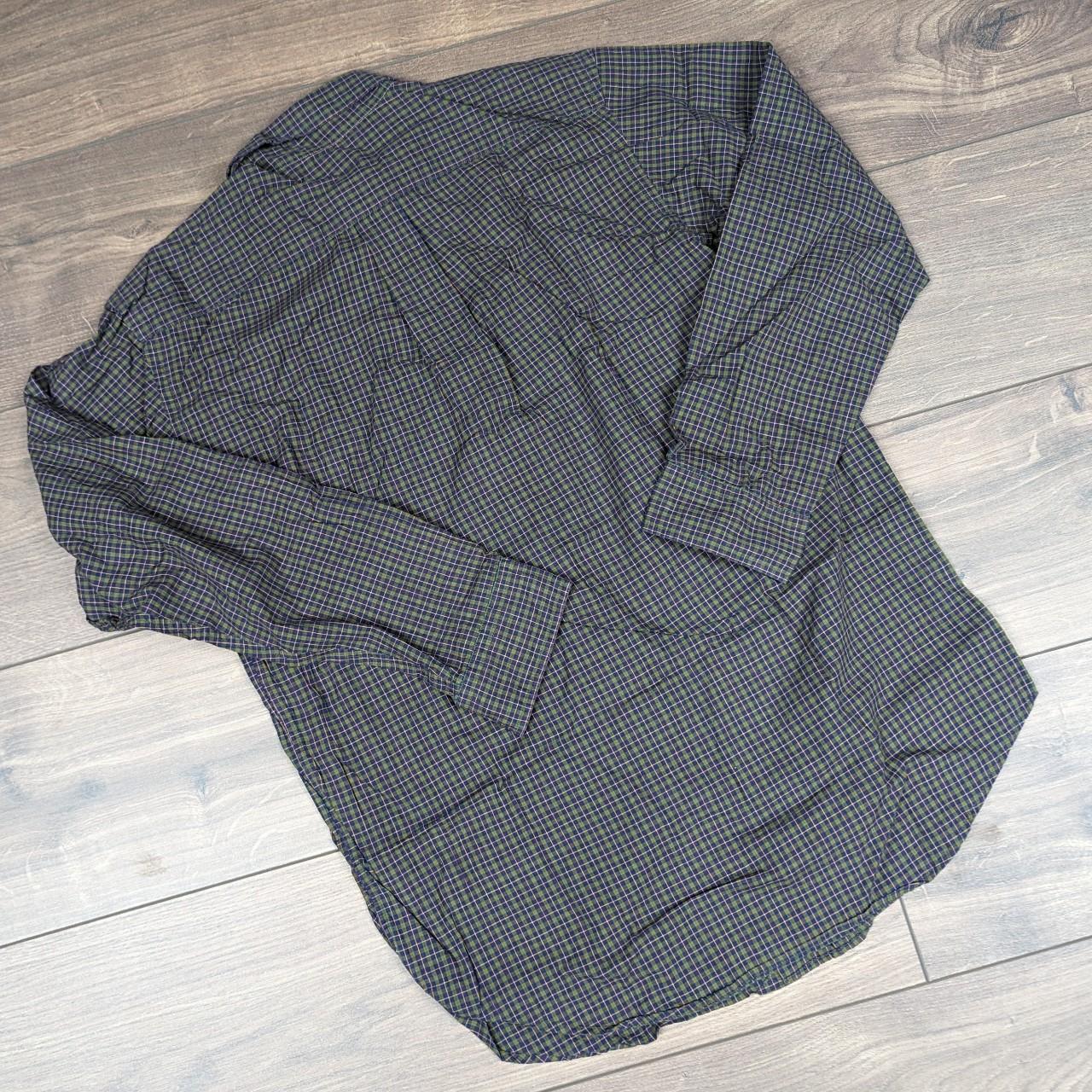 Vintage Ralph Lauren Long Sleeve Shirt Purple Tartan Check