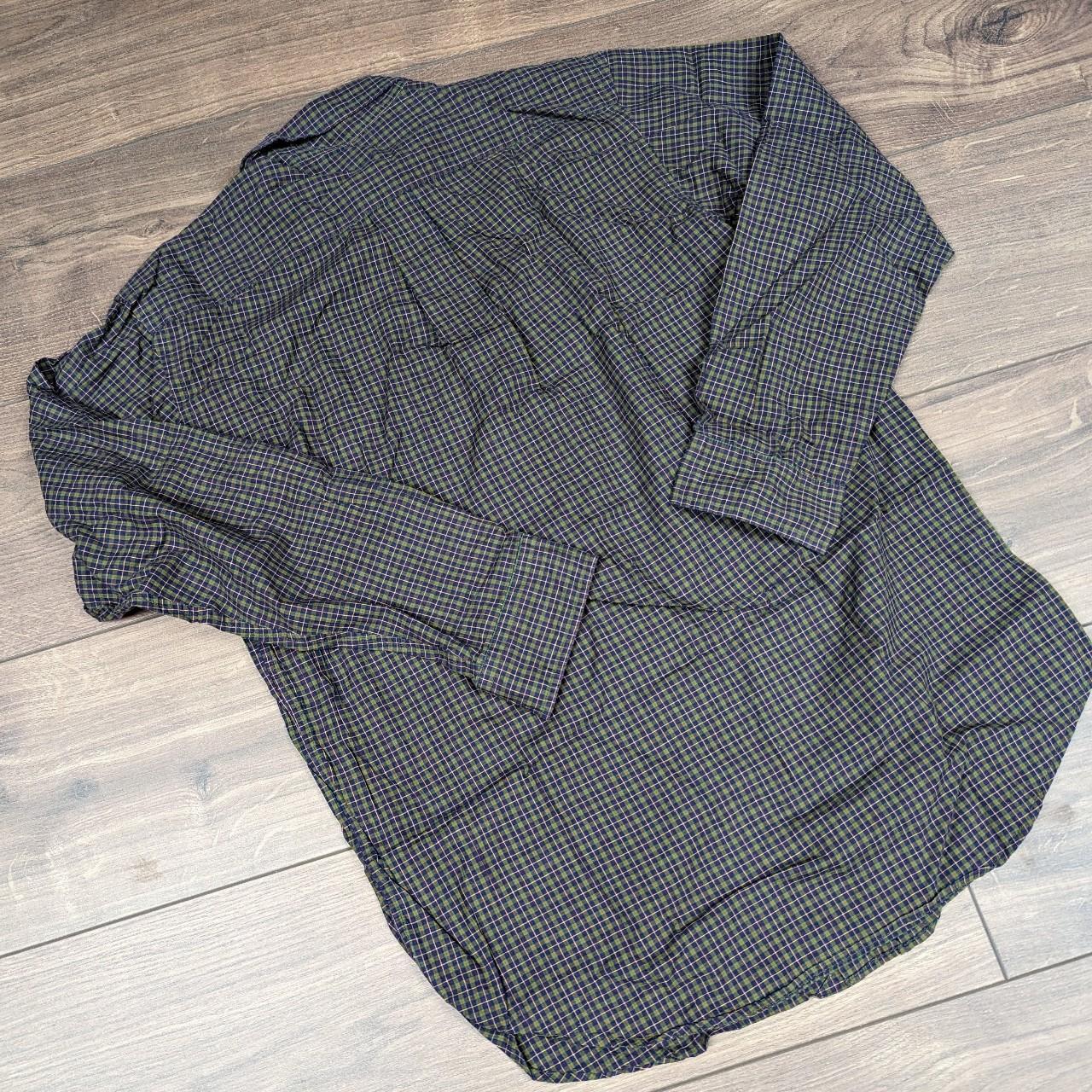 Vintage Ralph Lauren Long Sleeve Shirt Purple Tartan Check