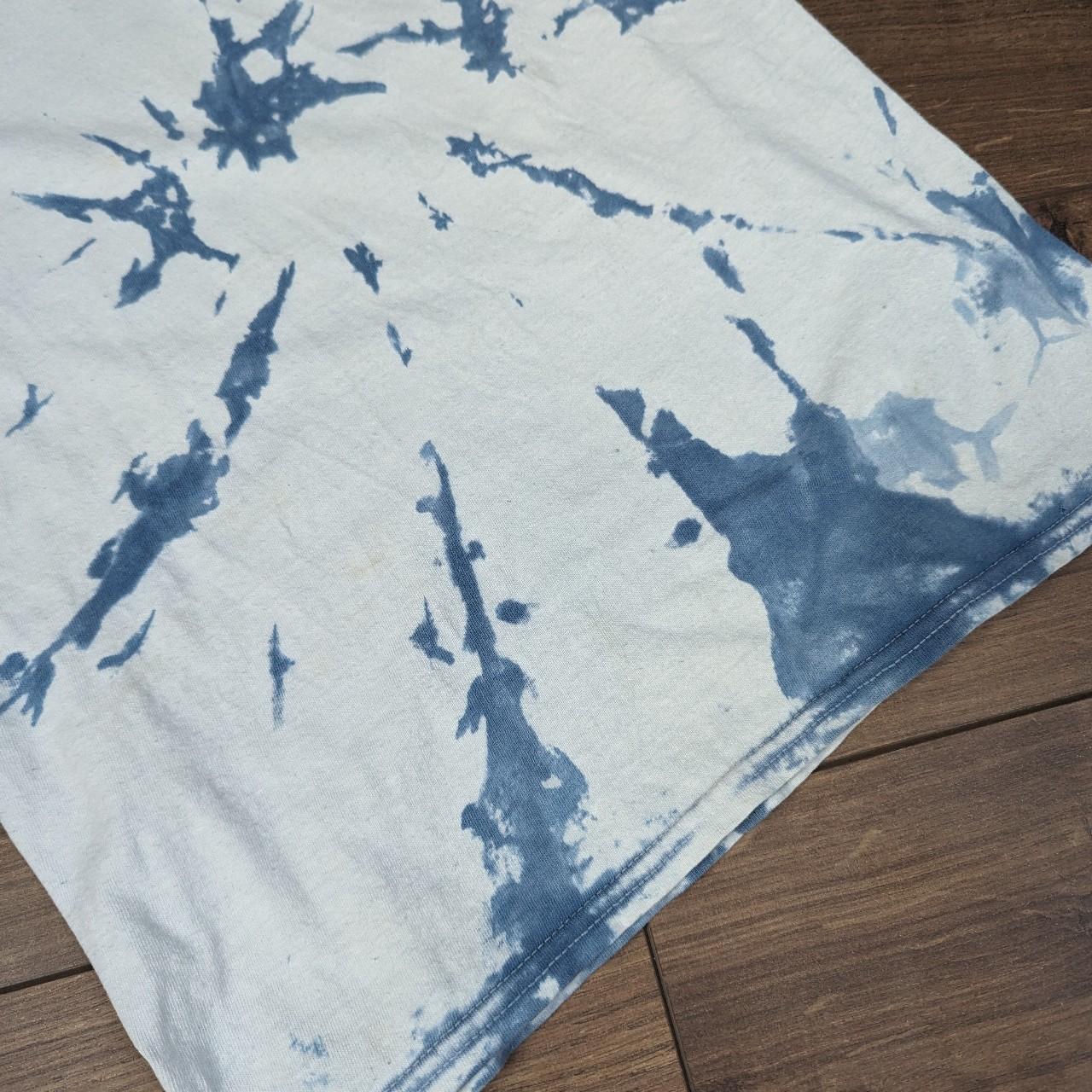 Vintage Blue/White Tie Dye T-shirt Men's S