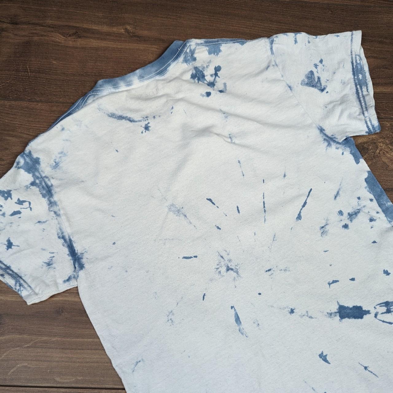 Vintage Blue/White Tie Dye T-shirt Men's S