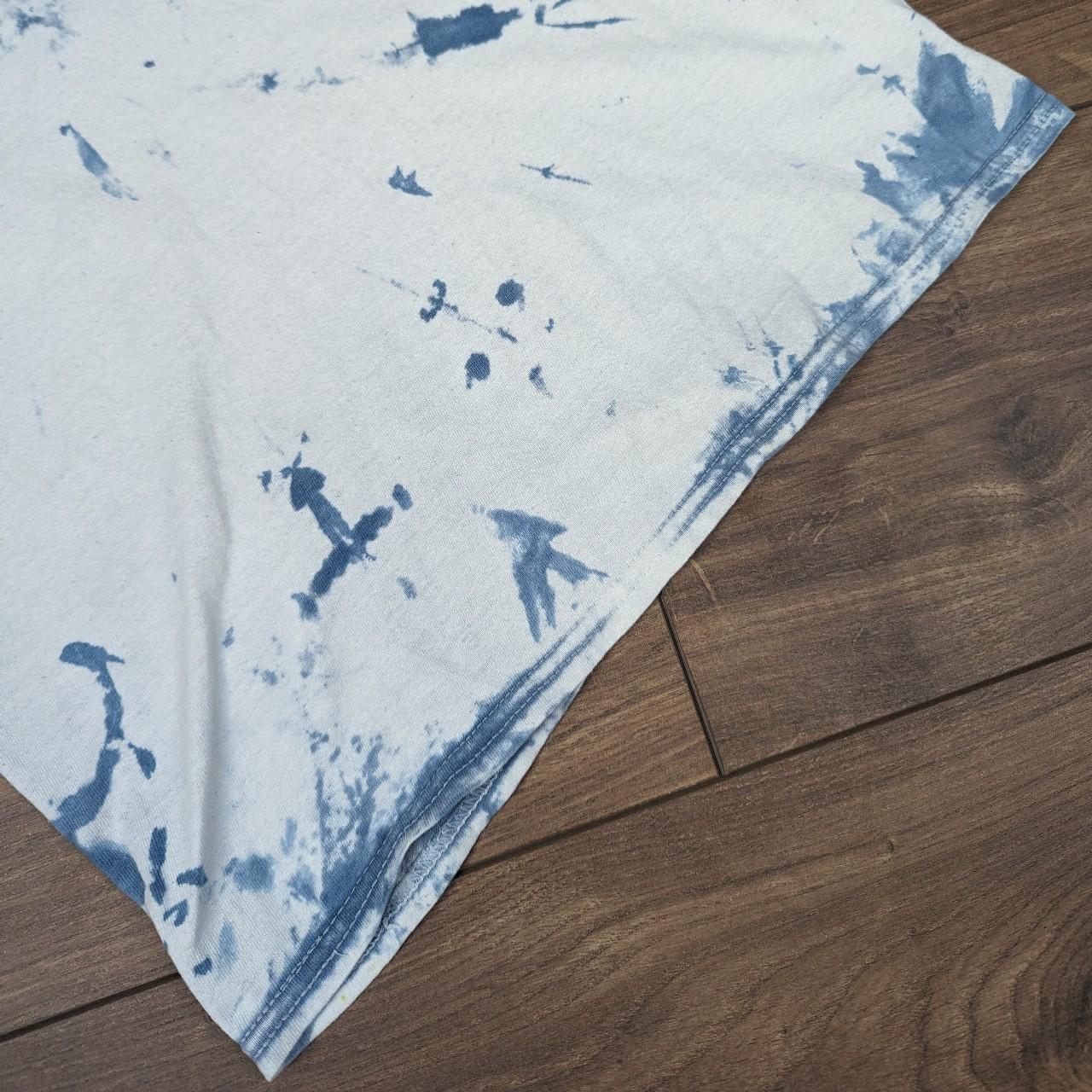 Vintage Blue/White Tie Dye T-shirt Men's S