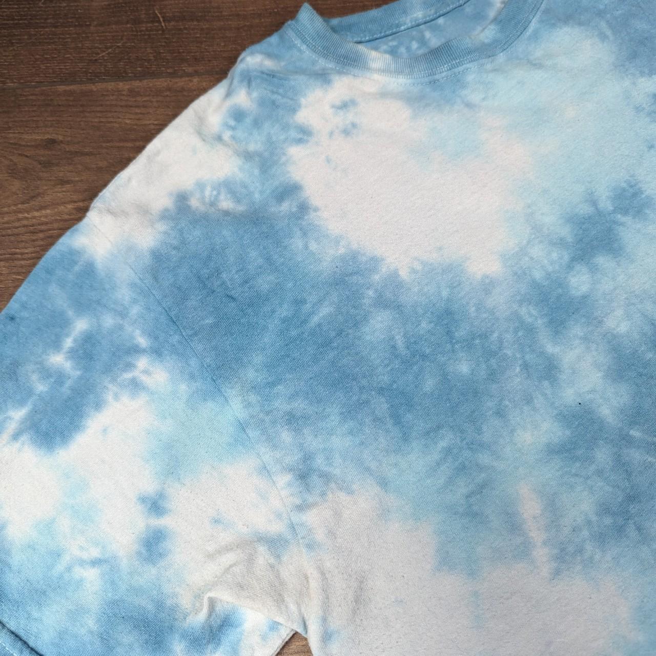 Vintage Blue/White Tie Dye T-shirt Men's L/XL