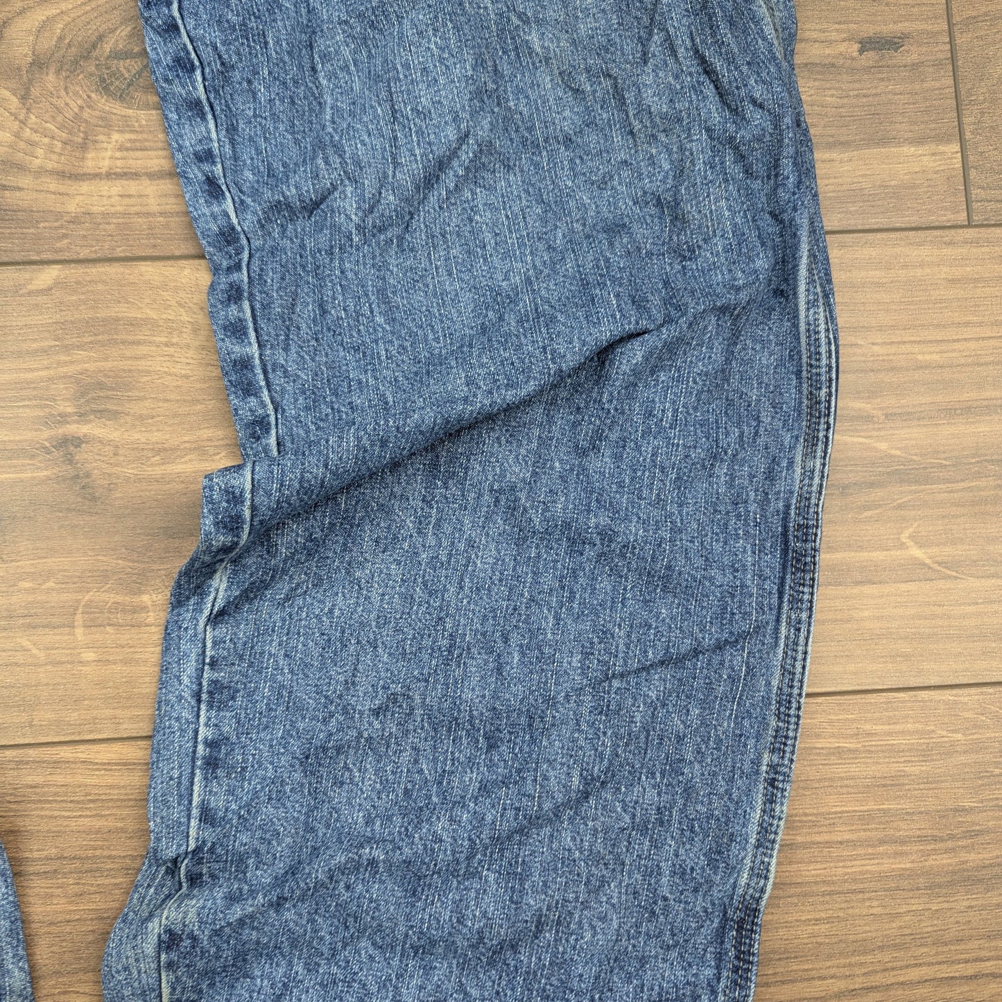Wrangler Blue Vintage Carpenter Baggy Jeans Y2K W34 L34