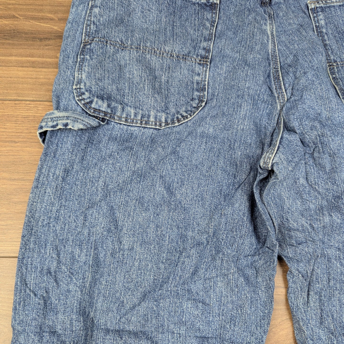 Wrangler Blue Vintage Carpenter Baggy Jeans Y2K W34 L34