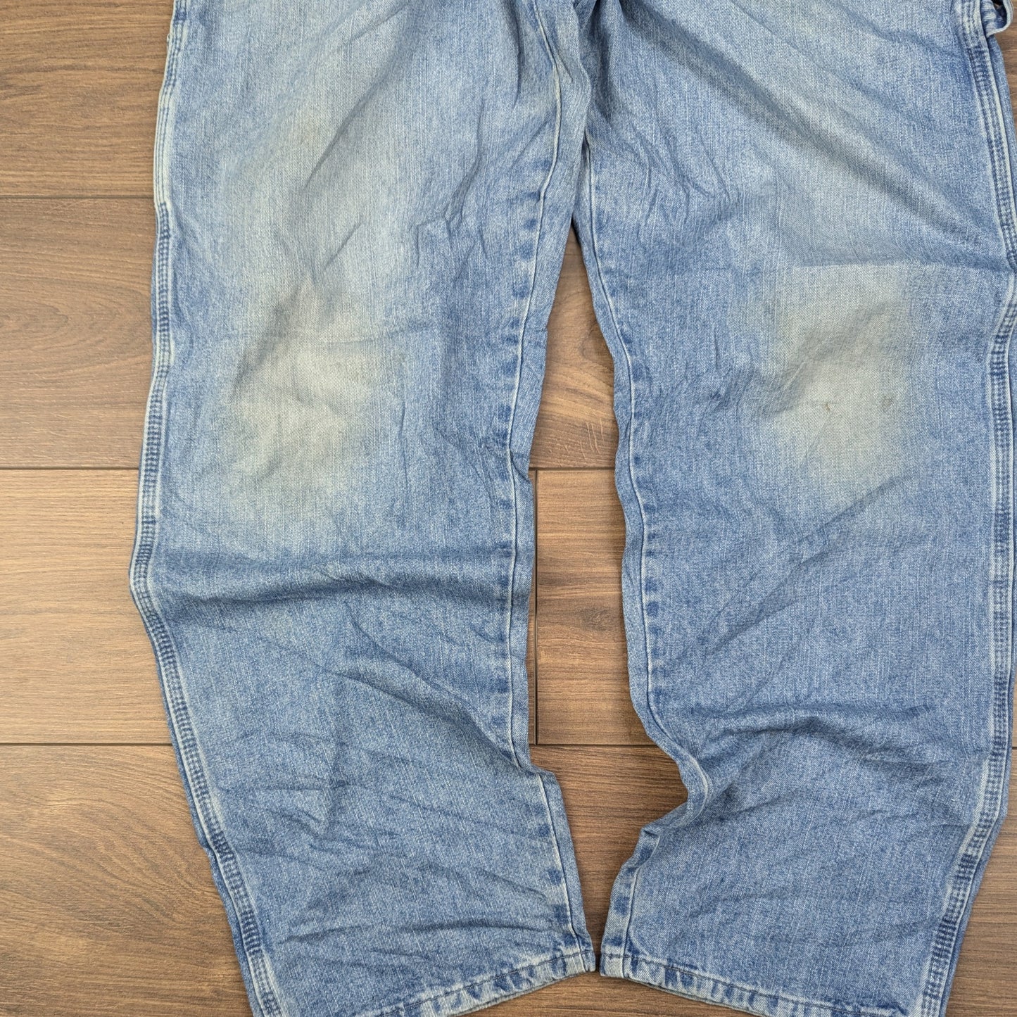 Wrangler Blue Vintage Carpenter Baggy Jeans Hip Hop Y2K W36 L32