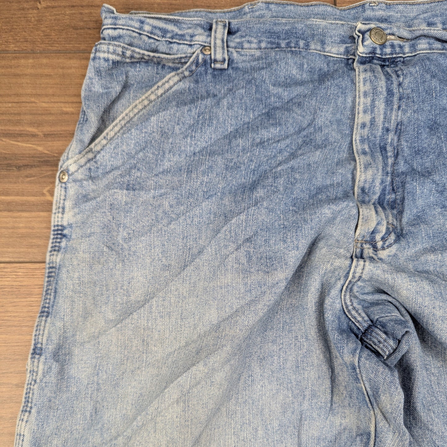 Wrangler Blue Vintage Carpenter Baggy Jeans Hip Hop Y2K W36 L32