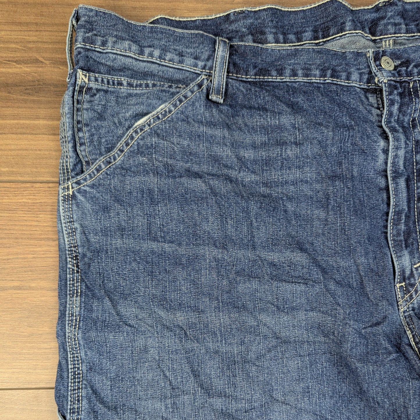 Levi's Blue Carpenter Straight Leg Jeans Baggy Y2K W46 L30
