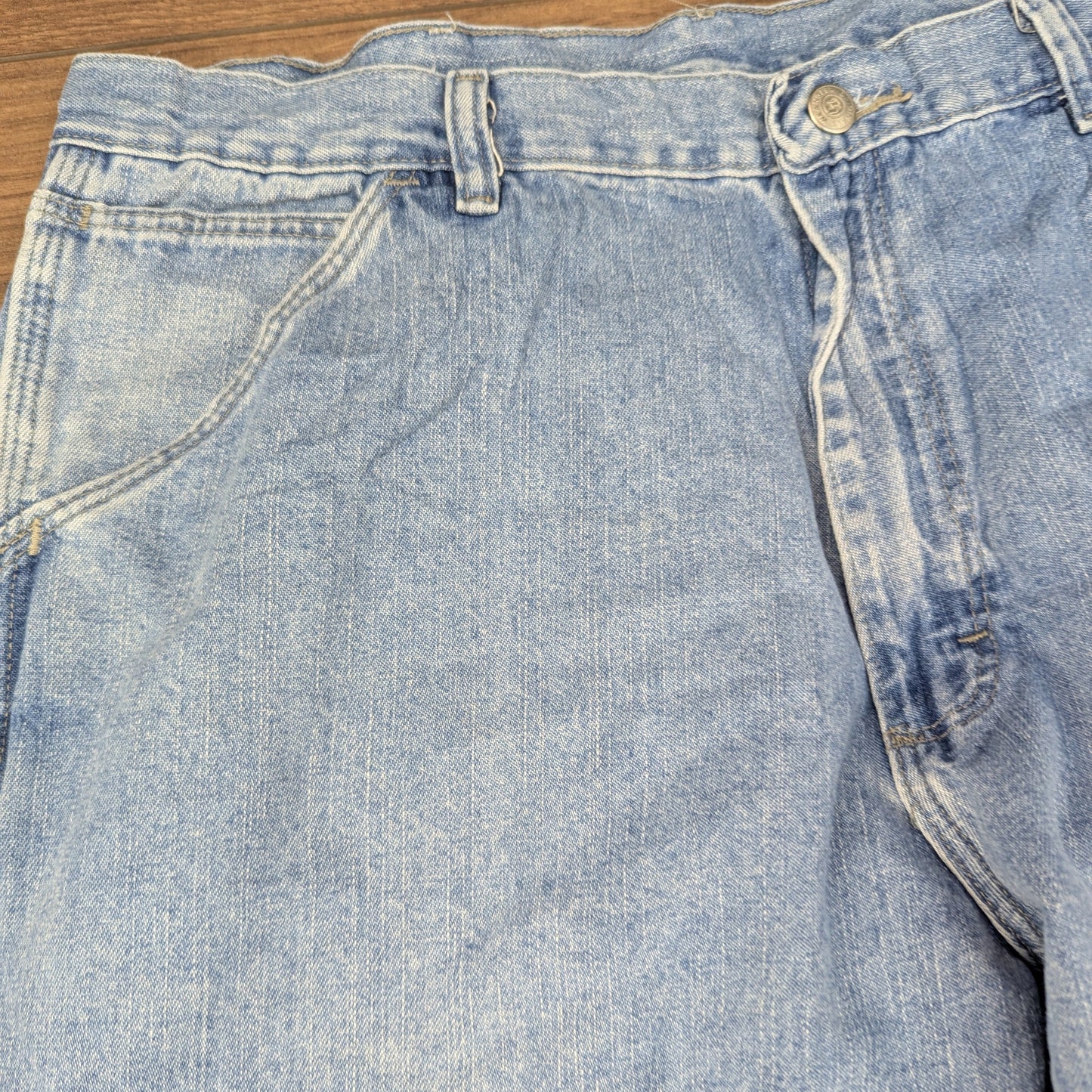 Wrangler Blue Vintage Carpenter Baggy Jeans Hip Hop Y2K W36 L30