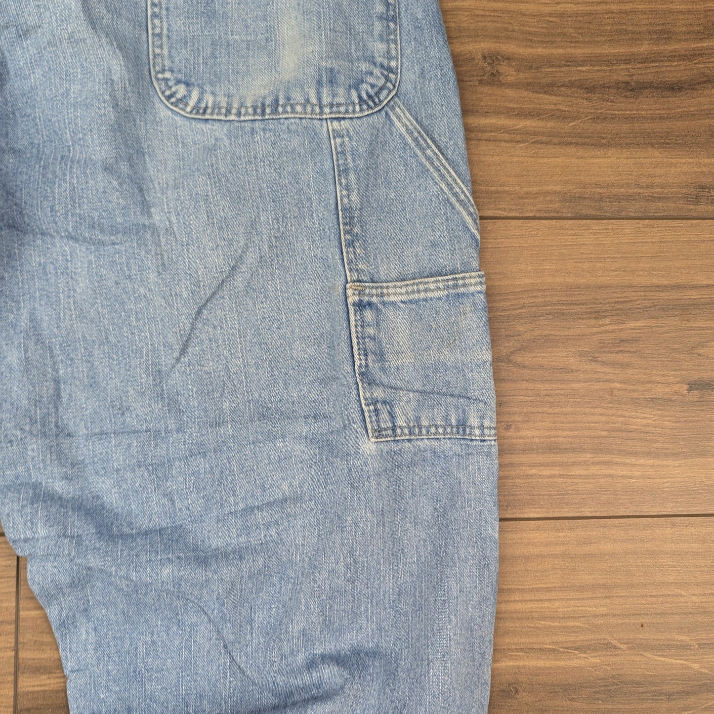 Wrangler Blue Vintage Carpenter Baggy Jeans Hip Hop Y2K W36 L30