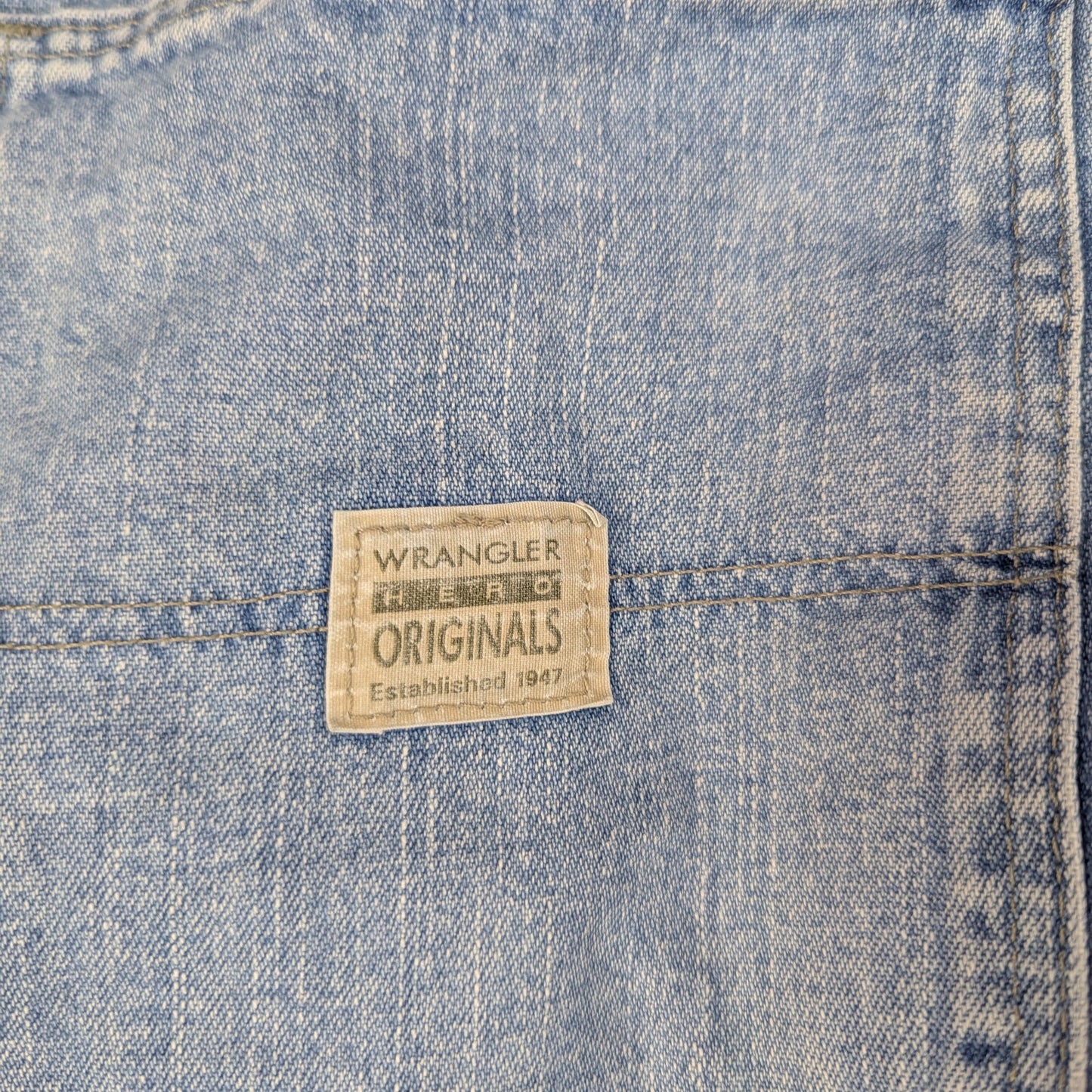 Wrangler Blue Vintage Carpenter Baggy Jeans Hip Hop Y2K W36 L30
