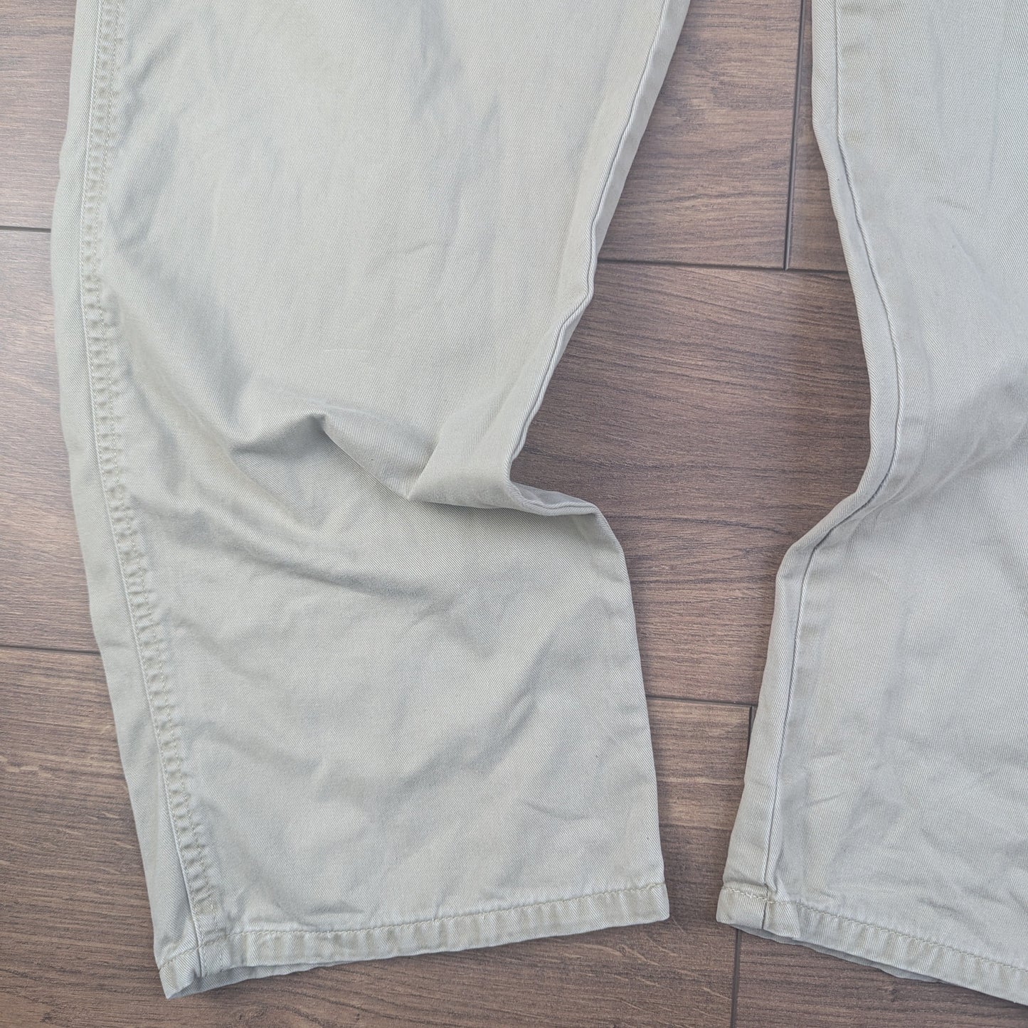 Beige Vintage Wrangler Jeans Straight Leg Carpenter Cargo Jeans Trousers W34 L30
